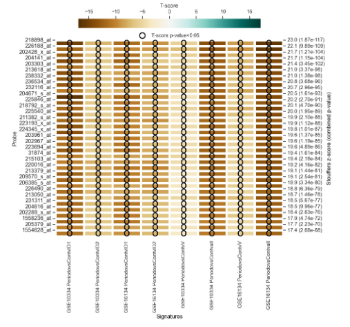 Gene Expression Meta-Analysis Reveals Gene Associated with Periodontitis